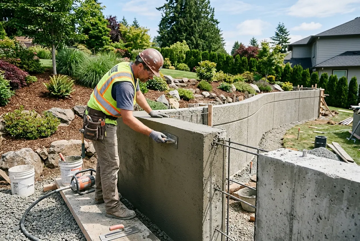 Concrete Retaining Walls